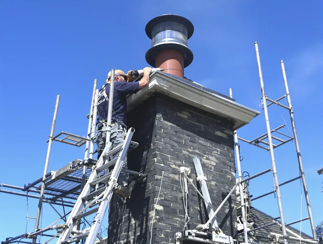 Sturdy chimney crown finished by Alhambra Chimney Sweep in Alhambra, CA