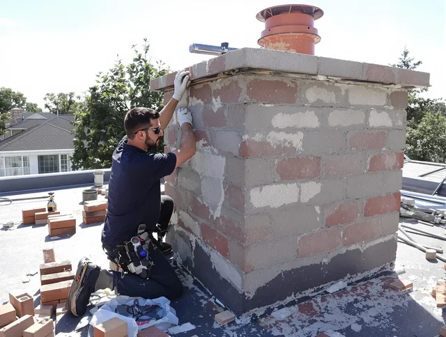 Advanced chimney repair process by Alhambra Chimney Sweep in Alhambra, CA