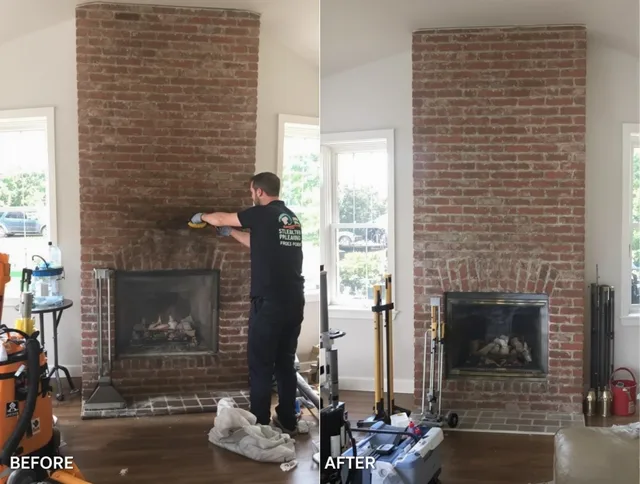 Finished chimney sweeping service by Alhambra Chimney Sweep in Alhambra, CA