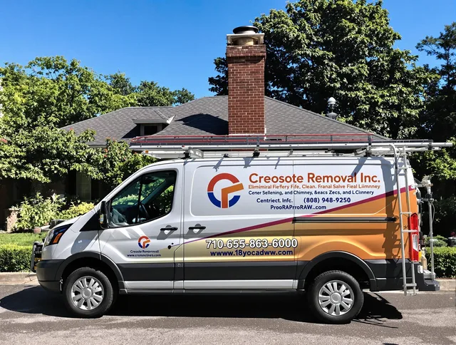 Alhambra Chimney Sweep technician removing creosote safely in Alhambra, CA