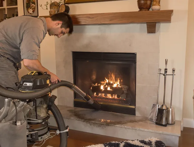 Routine fireplace upkeep by Alhambra Chimney Sweep in Alhambra, CA