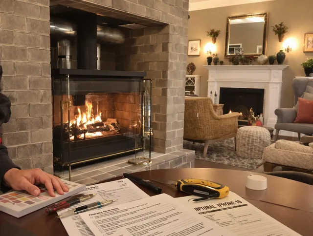 Alhambra Chimney Sweep verifying fireplace safety measures in Alhambra, CA